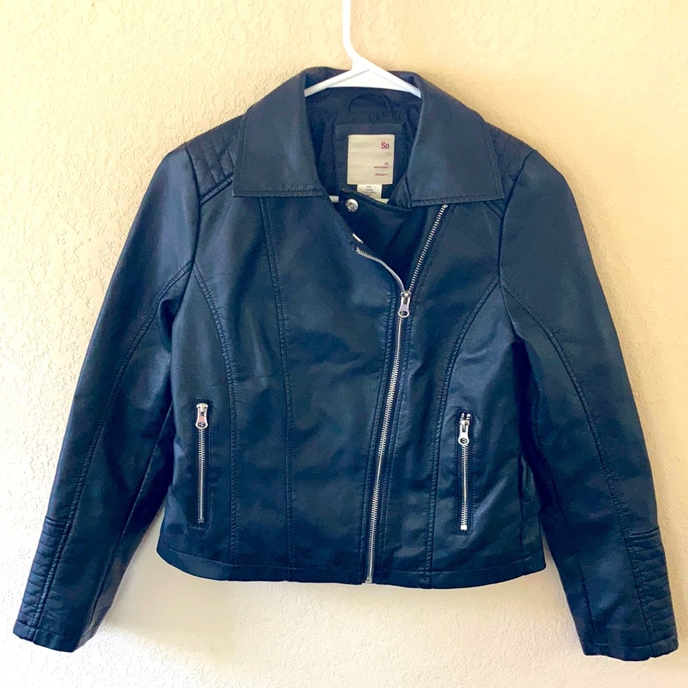 Girls SO “Pleather” Jacket